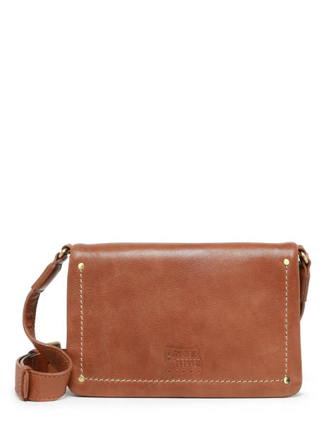 Sac BandouliÃ¨re Boston Cuir Basilic pepper Marron boston BBOS02