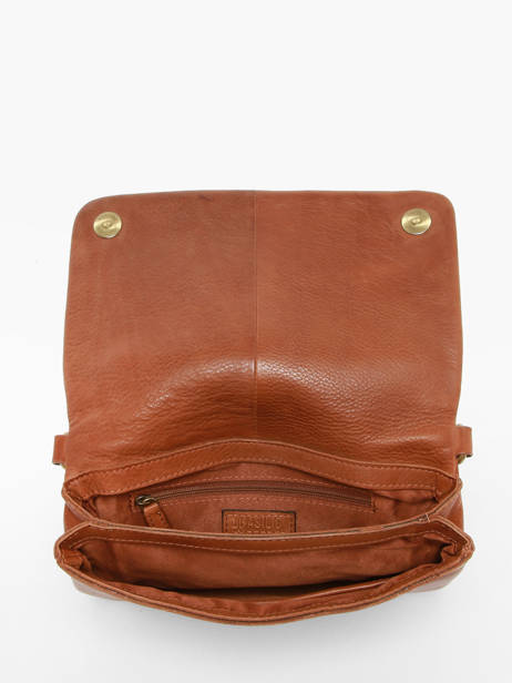Sac BandouliÃ¨re Boston Cuir Basilic pepper Marron boston BBOS02 vue secondaire 3