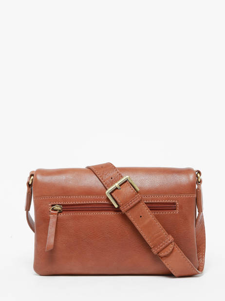 Sac BandouliÃ¨re Boston Cuir Basilic pepper Marron boston BBOS02 vue secondaire 4