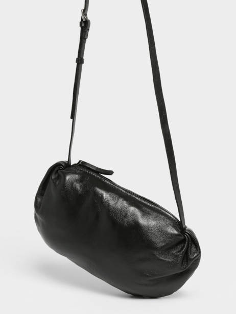 Sac BandouliÃ¨re Natural Cuir Biba Noir natural IRV1L vue secondaire 2