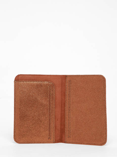 Porte-papiers Cuir Vintage Mila louise Marron vintage 3364X vue secondaire 1