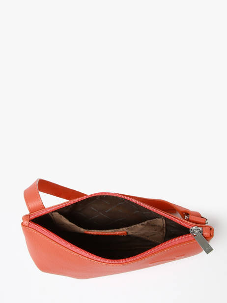Sac BandouliÃ¨re City Perle Cuir Nathan baume Orange n city N1811000 vue secondaire 3