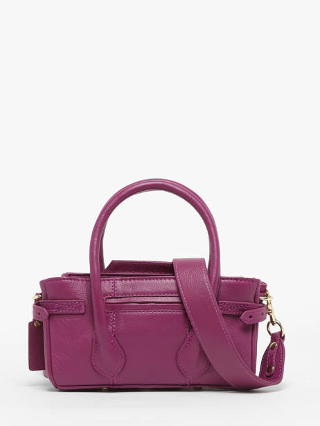 Sac BandouliÃ¨re Madeleine S Art DÃ©co Cuir Paul marius Violet la suite art deco MADEXART vue secondaire 4