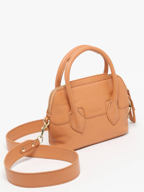 Sac BandouliÃ¨re GisÃ¨le Xs Art DÃ©co Cuir Paul marius Marron la suite art deco GISEXART vue secondaire 2
