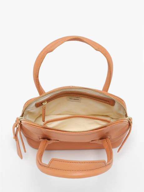 Sac BandouliÃ¨re GisÃ¨le Xs Art DÃ©co Cuir Paul marius Marron la suite art deco GISEXART vue secondaire 3