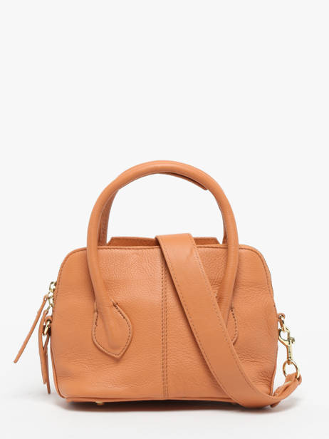 Sac BandouliÃ¨re GisÃ¨le Xs Art DÃ©co Cuir Paul marius Marron la suite art deco GISEXART vue secondaire 4
