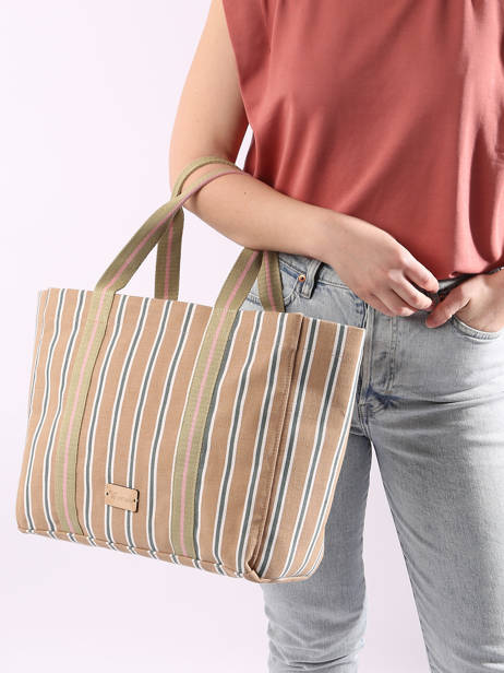 Sac PortÃ© Ã©paule Calamus Coton Woomen Beige calamus WCAL04 vue secondaire 1