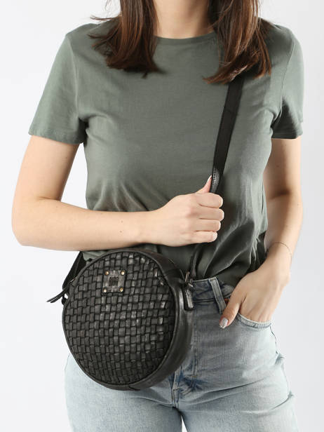 Sac Bandoulière Heritage Cuir Biba Noir heritage KA18 vue secondaire 1