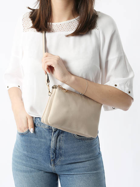 Sac BandouliÃ¨re Tradition Cuir Etrier Beige tradition ETRA0143 vue secondaire 1