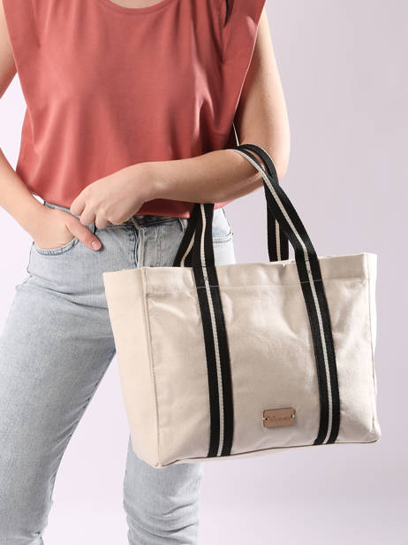 Sac PortÃ© Ã©paule Calamus Coton Woomen Beige calamus WCAL04 vue secondaire 1