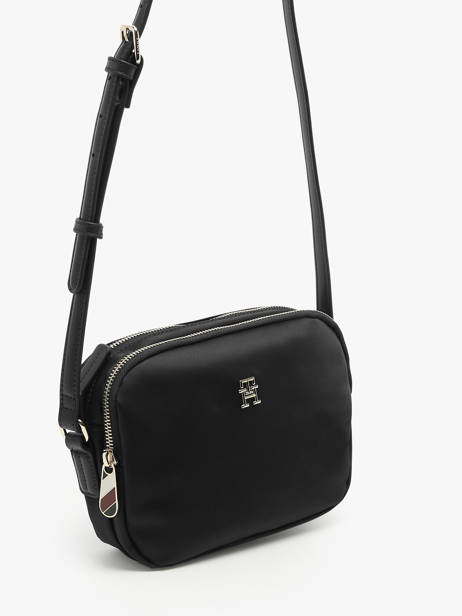 Sac BandouliÃ¨re Poppy Nylon Tommy hilfiger Noir poppy AW15638 vue secondaire 2