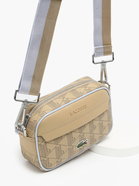 Sac Bandoulière Lacoste Beige the blend NH4526BG vue secondaire 2