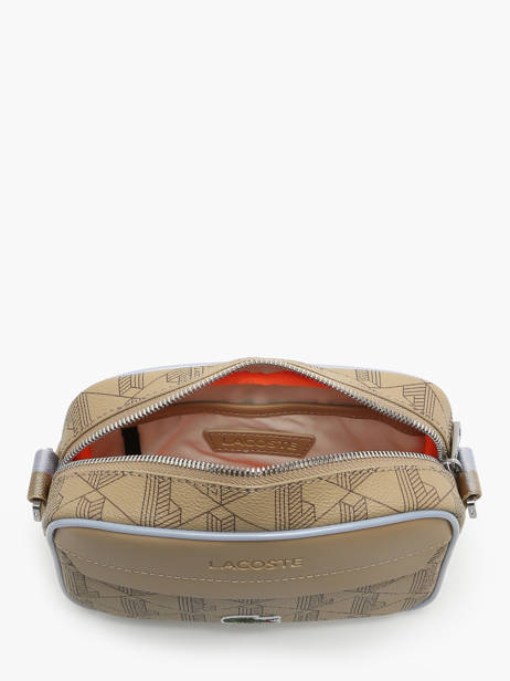 Sac Bandoulière Lacoste Beige the blend NH4526BG vue secondaire 3