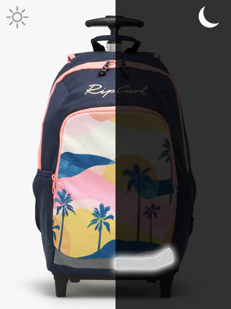 Sac A Dos Ã  Roulettes 2 Compartiments Rip curl Multicolore mixed 3AWBA vue secondaire 5