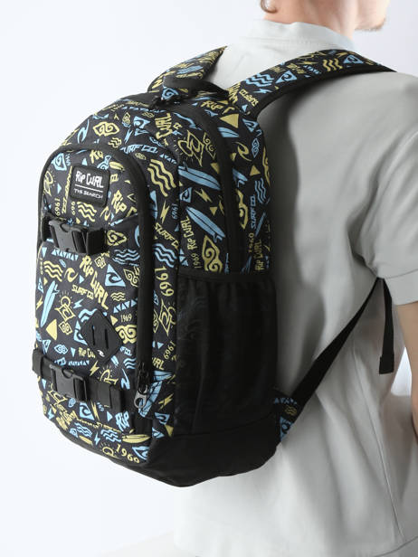 Sac Ã  Dos 2 Compartiments Rip curl Noir bts 14QMBA vue secondaire 1