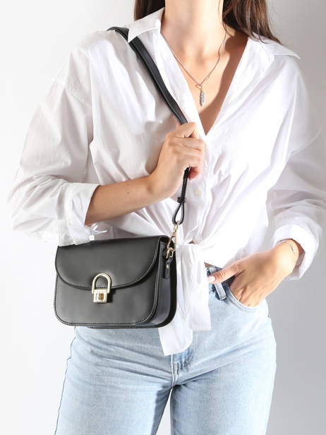 Sac BandouliÃ¨re Altair Cuir Etrier Noir altair EALA081M vue secondaire 1