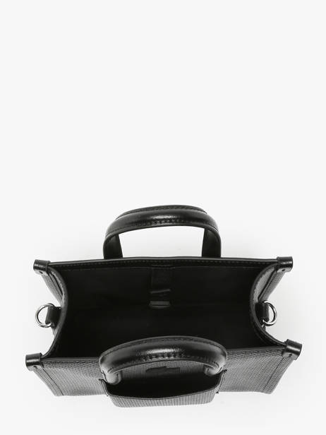 Sac BandouliÃ¨re Chantaco Cuir Lacoste Noir chantaco NF4535KL vue secondaire 3
