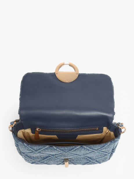 Moyen Sac BandouliÃ¨re Moon Denim Vanessa bruno Bleu moon 14V40533 vue secondaire 3