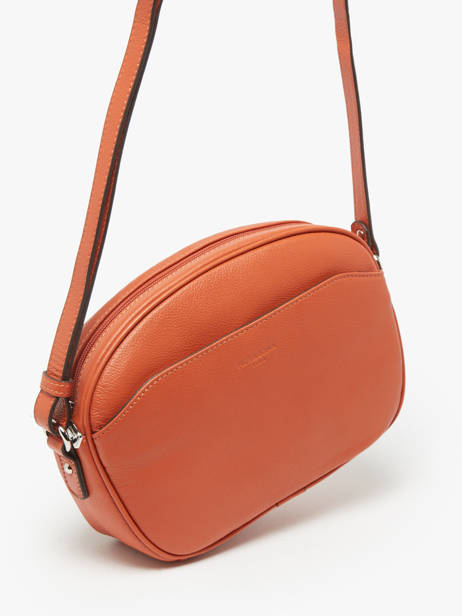 Sac BandouliÃ¨re Confort Cuir Hexagona Orange confort 469993 vue secondaire 2