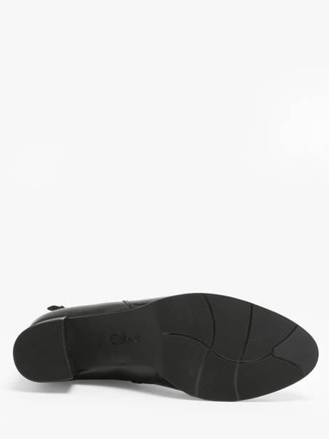 Boots Ã  Talon En Cuir Gabor Noir women 97 vue secondaire 5