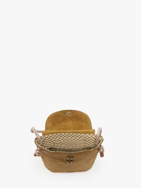 Sac BandouliÃ¨re Vintage Cuir Mila louise Multicolore vintage 3568X vue secondaire 3