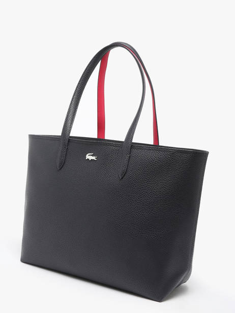 Cabas Anna Lacoste Noir anna NF4823AA vue secondaire 2