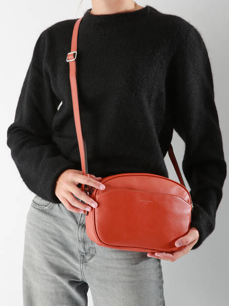 Sac BandouliÃ¨re Confort Cuir Hexagona Orange confort 469993 vue secondaire 1