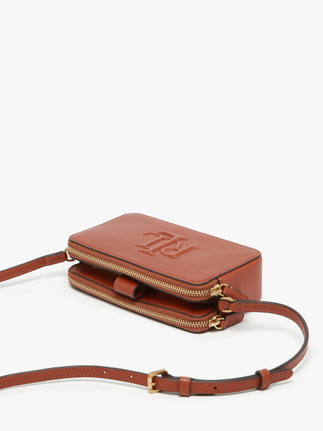 Sac BandouliÃ¨re Anstey Cuir Lauren ralph lauren Marron anstey 32951475 vue secondaire 2