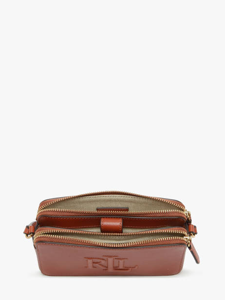 Sac BandouliÃ¨re Anstey Cuir Lauren ralph lauren Marron anstey 32951475 vue secondaire 3