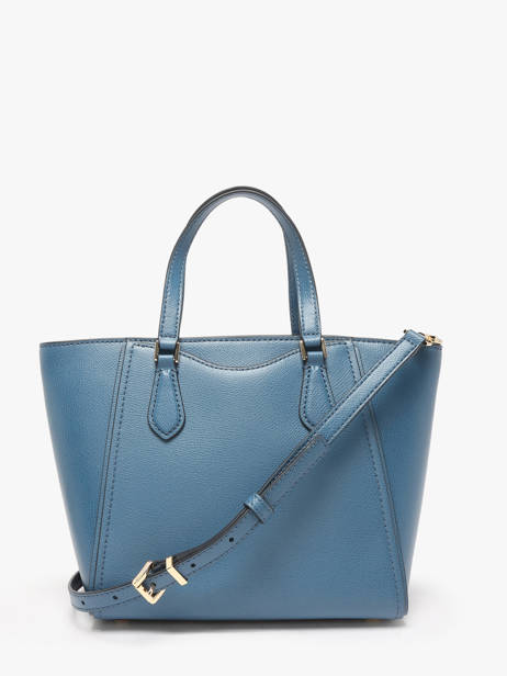 Sac BandouliÃ¨re Taryn Cuir Michael kors Bleu taryn F4GTBC1L vue secondaire 4