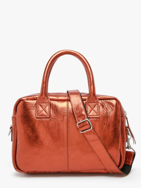 Sac BandouliÃ¨re Le Dandy S Ginger Cuir Paul marius Orange ginger DANDSGIN vue secondaire 4