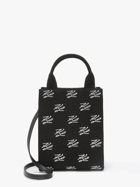 Sac BandouliÃ¨re K Autograph Coton Karl lagerfeld Noir k autograph A1W50026