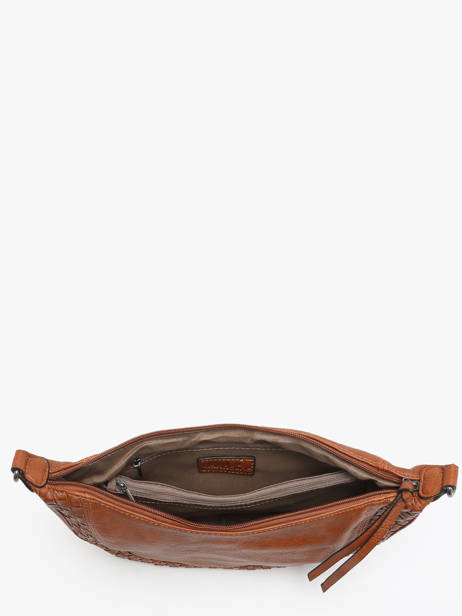 Sac BandouliÃ¨re Winter Tresse Miniprix Marron winter tresse 6003 vue secondaire 2