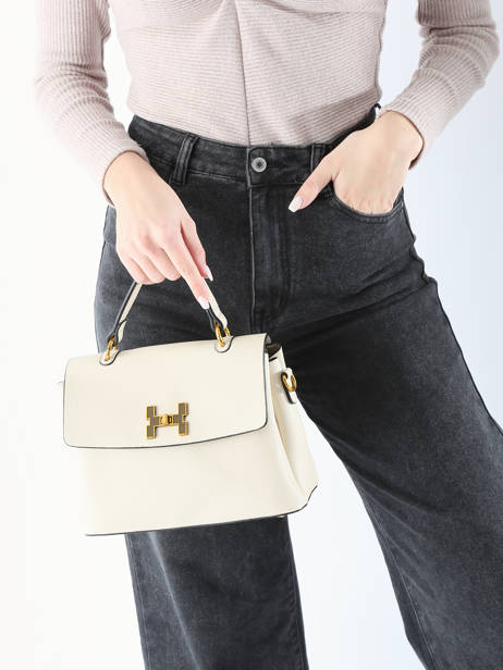 Sac BandouliÃ¨re Grained Miniprix Beige grained DQ8688 vue secondaire 1