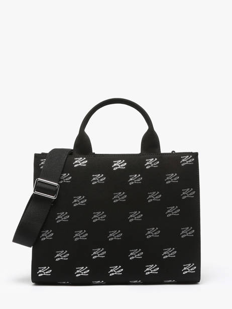 Sac BandouliÃ¨re K Autograph Coton Karl lagerfeld Noir k autograph A1W50025
