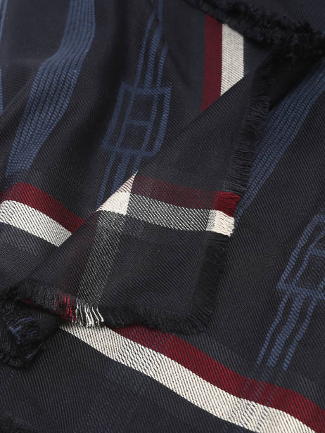 Ã‰charpe Tommy hilfiger Bleu essentiel AW17351 vue secondaire 1