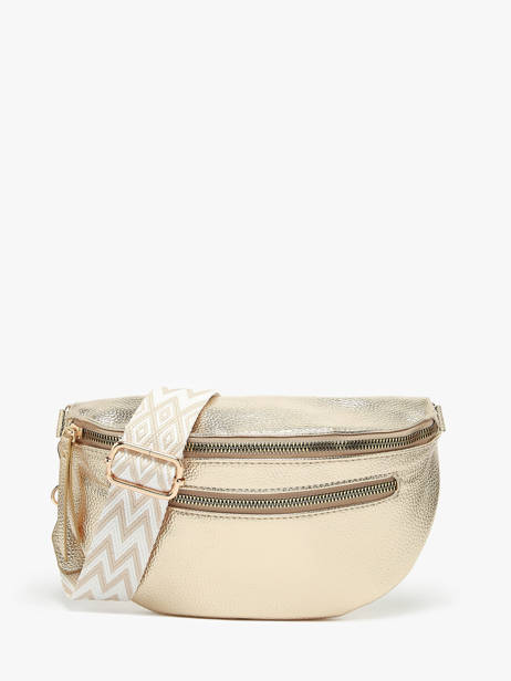 Sac Banane Miniprix Or sangle R1926