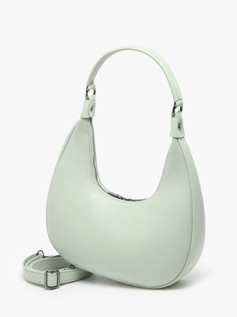 Sac PortÃ© Ã©paule Caviar Cuir Milano Vert caviar CA24121 vue secondaire 2