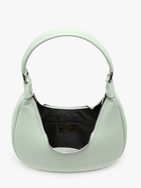 Sac PortÃ© Ã©paule Caviar Cuir Milano Vert caviar CA24121 vue secondaire 3