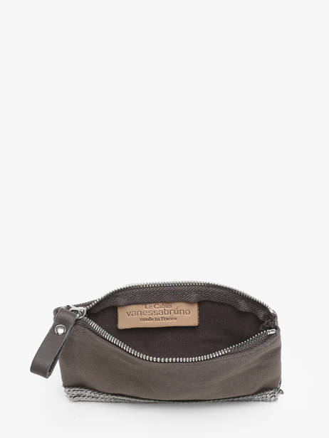 Trousse ZippÃ©e Le Cabas Coton Vanessa bruno Marron cabas 1V42017 vue secondaire 1