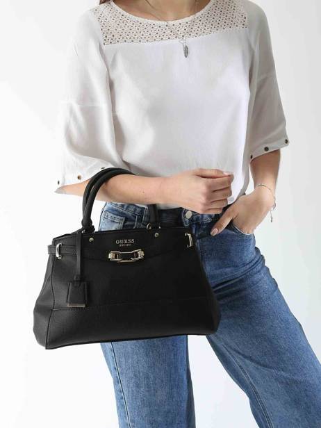 Sac PortÃ© Main Sylvie Guess Noir sylvie BG952706 vue secondaire 1