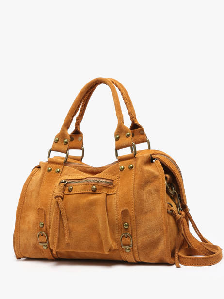 Sac PortÃ© Main Milano Marron velvet VE24094 vue secondaire 2