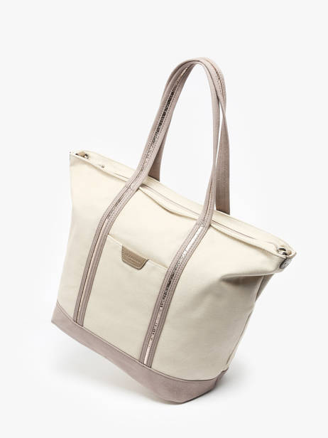 Sac PortÃ© Ã©paule A4 Kaya Toile Hexagona Beige kaya 5920056 vue secondaire 2