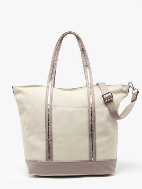Sac PortÃ© Ã©paule A4 Kaya Toile Hexagona Beige kaya 5920056 vue secondaire 4