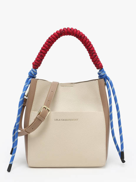 Sac PortÃ© Ã©paule Tresse Lola casademunt Beige tresse 63