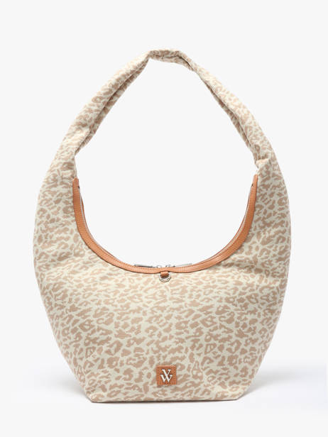 Sac PortÃ© Ã©paule Leopard Polyester Vanessa wu Beige leopard MA0130