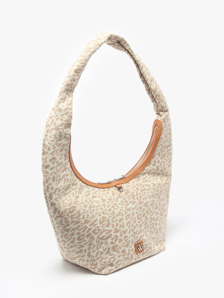 Sac PortÃ© Ã©paule Leopard Polyester Vanessa wu Beige leopard MA0130 vue secondaire 2