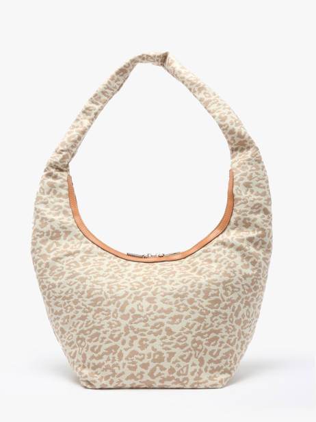 Sac PortÃ© Ã©paule Leopard Polyester Vanessa wu Beige leopard MA0130 vue secondaire 4