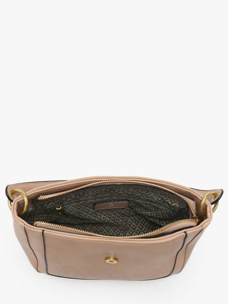 Sac PortÃ© Ã©paule Anneau Lulu castagnette Beige anneau YSABEL vue secondaire 2