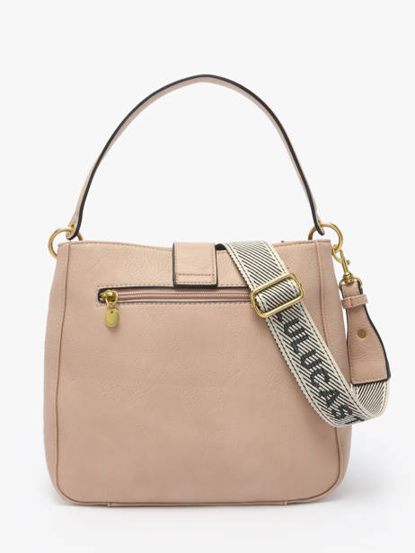 Sac PortÃ© Ã©paule Anneau Lulu castagnette Beige anneau YSABEL vue secondaire 3